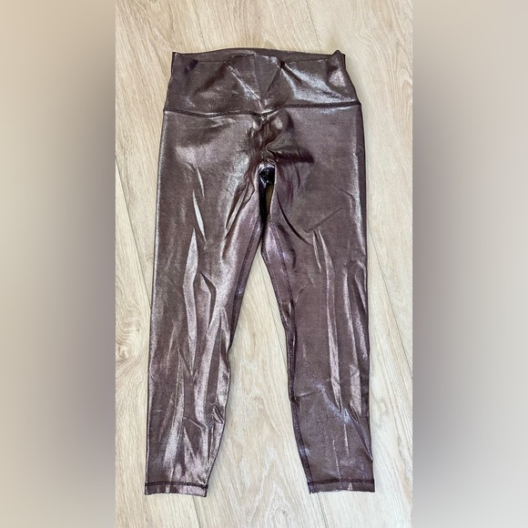 Lululemon align french press shine radiant foil legging 25” - Picture 4 of 8